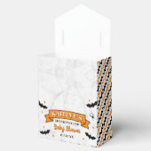 「男の子だ」カボチャのハロウィンベイビーシャワー フェイバーボックス (オープン)