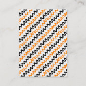 「男の子だ」カボチャのハロウィーン赤ちゃんシャワー本 エンクロージャーカード (裏面)