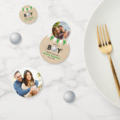 男の子だ!ゴルフをテーマにした共同ベビーシャワー写真 コンフェッティ (グループ)