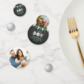 男の子だ！ゴルフをテーマにした共同ベビーシャワー写真 コンフェッティ (グループ)