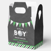 男の子だ！ゴルフをテーマにした共同ベビーシャワー フェイバーボックス (オープン)