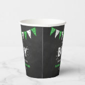 男の子だ！ゴルフをテーマにした共同ベビーシャワー 紙コップ (右)