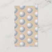 男の子だ！ゴルフをテーマにした赤ちゃんシャワー予約リクエスト エンクロージャーカード (裏面)