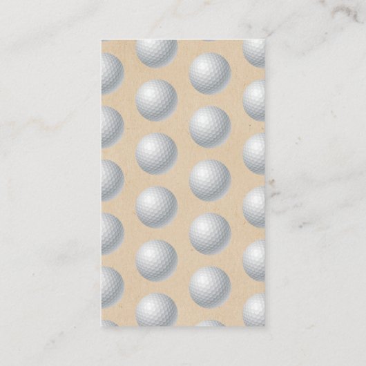 男の子だ!ゴルフをテーマにした赤ちゃんシャワー予約リクエスト エンクロージャーカード (裏面)