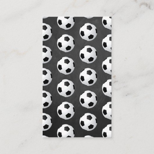 男の子だ！サッカーの共同ベビーシャワーおむつラッフル エンクロージャーカード (裏面)