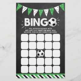 男の子だ！サッカーをテーマにした共同ベビーシャワービンゴ