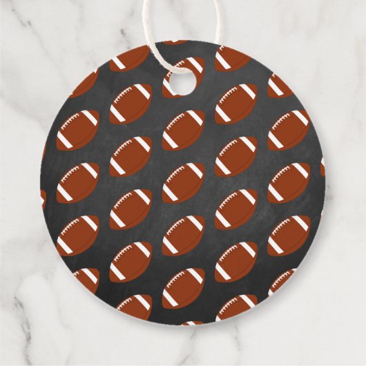 男の子だ！サッカーをテーマにした共同ベビーシャワー フェイバータグ (裏面)