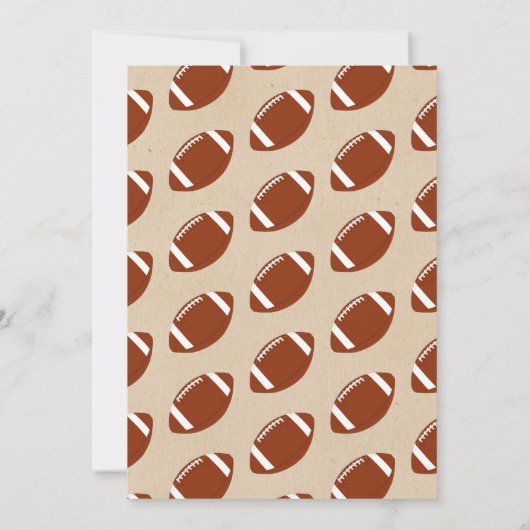 男の子だ！サッカーをテーマにした共同ベビーシャワー 招待状 (裏面)