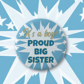 男の子だ!シスター誇りを持ったボタン 缶バッジ