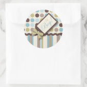 男の子だ！シール ラウンドシール (バッグ)