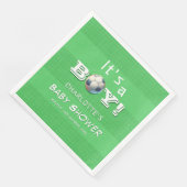 男の子だ!スポーツフットボールの赤ちゃんシャワー (コーナー)