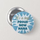 男の子だ！ナナ誇りを持ったボタン 缶バッジ (正面&裏面)