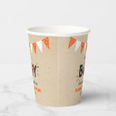 男の子だ！バスケットボールをテーマにした共同ベビーシャワー 紙コップ (右)