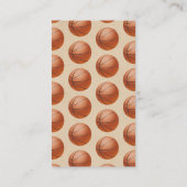 男の子だ!バスケットボールベビーシャワー予約リクエスト エンクロージャーカード (裏面)