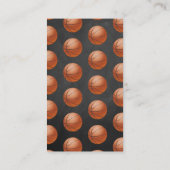 男の子だ！バスケットボールベビーシャワー予約リクエスト エンクロージャーカード (裏面)