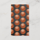 男の子だ！バスケ赤ちゃんシャワーおむつラッフル エンクロージャーカード (裏面)