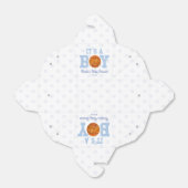 男の子だ！ブルーバスケットボールベビーシャワー フェイバーボックス (折り畳みなし)