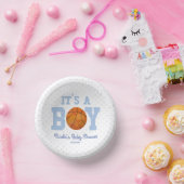 男の子だ！ブルーバスケットボールベビーシャワー ペーパーボウル (パーティー)