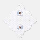 男の子だ！ブルーフットボールのベビーシャワー フェイバーボックス (折り畳みなし)