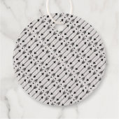 男の子だ！プライド素朴ランバージャックベビーシャワー フェイバータグ (裏面)