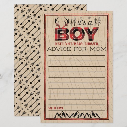 男の子だ！プリッ素朴ドランバージャックベビーアドバイス (正面/裏面)