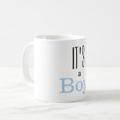 男の子だ!ベビーシャワーパーティー好意マグカップ コーヒーマグカップ (正面左)