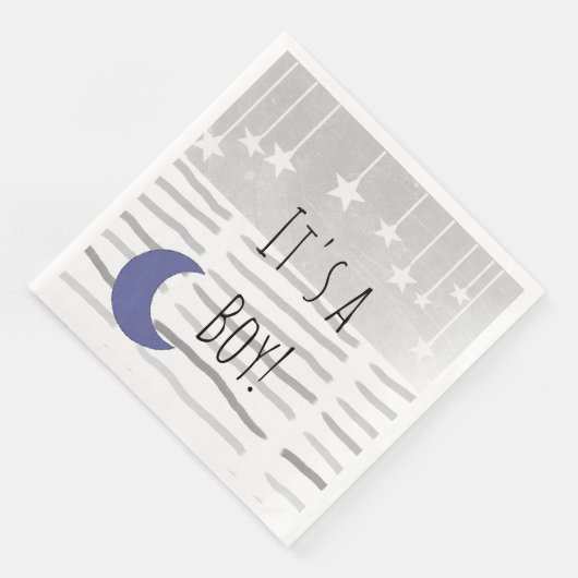 男の子だ！ベビーシャワー星と月をテーマにした (コーナー)