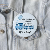 男の子だ！ボタンブルー潮潮列車 缶バッジ (インサイチュ)