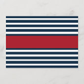 男の子だ！ボート航海のベビーシャワーアドバイス アドバイスカード (裏面)