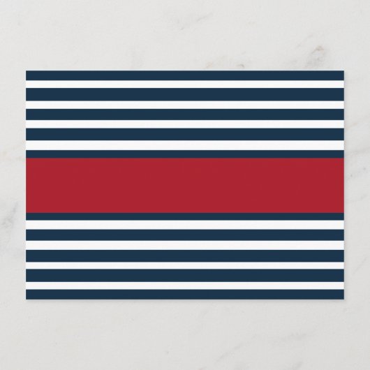 男の子だ！ボート航海のベビーシャワーアドバイス アドバイスカード (裏面)