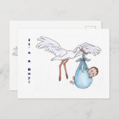 男の子だ！ポストカード ポストカード (正面/裏面)