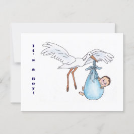 男の子だ!ポストカード ポストカード