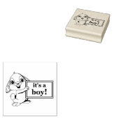 「男の子だ」 ラバースタンプ (押印)