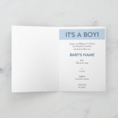 男の子だ！（内部を参照） 案内状 (内部)