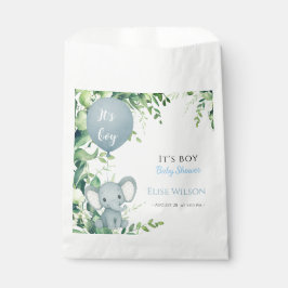 男の子だ！可愛い小さな象のベビー（風船あり） フェイバーバッグ