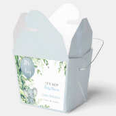 男の子だ!可愛い小さな象のベビー(風船あり) フェイバーボックス (オープン)