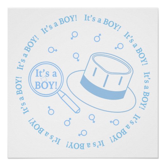 男の子だ！告知 ポスター (正面)