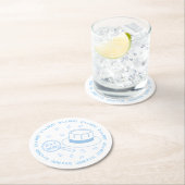 男の子だ!告知 ラウンドペーパーコースター (インサイチュ)