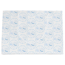 男の子だ！告知 ラージペーパーバッグ