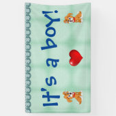 男の子だ！ 横断幕 (縦)