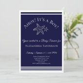 男の子だ！ 海の赤ちゃん歓迎会への招待状 招待状 (スタンド正面)