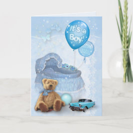 男の子だ!発表 招待状