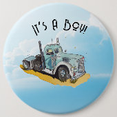 男の子だ！ 缶バッジ (正面)