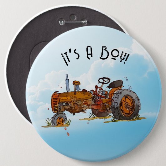 男の子だ！ 缶バッジ (正面&裏面)