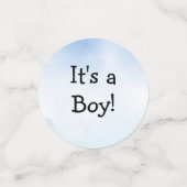 男の子だ！ |赤ちゃんシャワー超音波パーソナライズされた コンフェッティ (スモール正面)