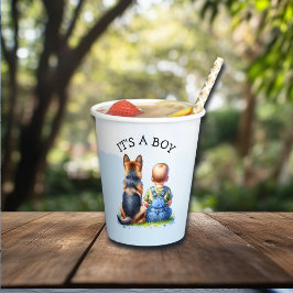 男の子だ！ |赤ちゃんシャワー 紙コップ