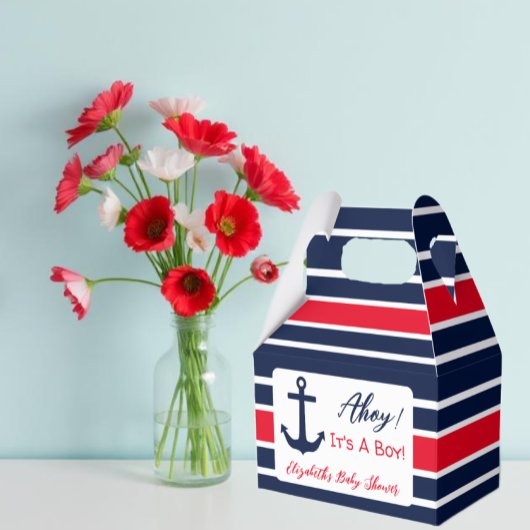 男の子だ！赤航海のちゃんシャワー フェイバーボックス