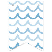 男の子だ！青い赤ちゃんシャワーのバンティングフラグ バンティングフラッグ (第2の旗)