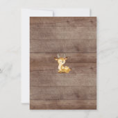 男の子だ！Bear BoysBaby写真誕生のお知らせ 案内状 (裏面)