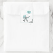 男の子です スクエアシール (バッグ)